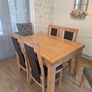 Extendable Dining table and chairs Image 3