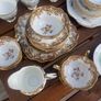 Vintage Arklow Bone China Tea Set Yellow & Pink Rose Pattern (Made in Ireland) Image 3