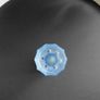 Art Deco Ankerglas Bernsdorf 1930's  Blue Glass 'Trumpet' Vase Image 4