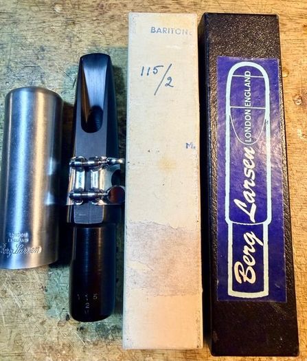 Berg Larsen Baritone Vitage Ebonite Mouthpieces