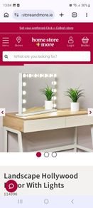 Landscape Hollywood Mirror With Lights