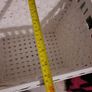 Large white woven basket Image 6