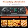 Commercial Deep Fryer, Dual Tank 3000W Electric Countertop Fryer with Basket, 2 x 11.6Qt/11L Double Stainless Steel Oil Fryer with Oil Filtration, Time & Temp Control, for Kitchen Restaurant Use Image 6