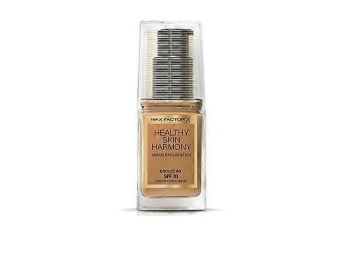 Max Factor Healthy Skin Harmony Liquid Foundation With SPF - Shade - 80 Bronze - Size - 30ml - RRP - 16.95