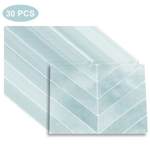 Brand New Tile Stickers 28.7 x 22.9 cm 3D Waterproof Adhesive Wall stickers 30 Pieces