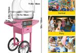 Electric Cotton Candy Machine Commercial Sugar Candy Floss Maker Temperature Controls for Party Festival Carnival Home DIY