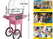 Electric Cotton Candy Machine Commercial Sugar Candy Floss Maker Temperature Controls for Party Festival Carnival Home DIY