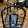 Black and grey plastic kitchen dish drying rack Image 2