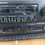 SONY Radio Cassette-Corder Model CFS-W455L, Radio, Dual Tape Deck and Line for externel CD Player, everything working great Image 3