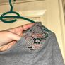 Zara long sleeve grey knit top Image 3