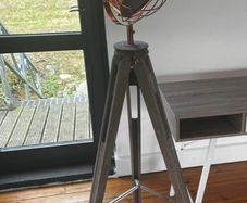 Rose gold Finish Antique Tripod Lamp