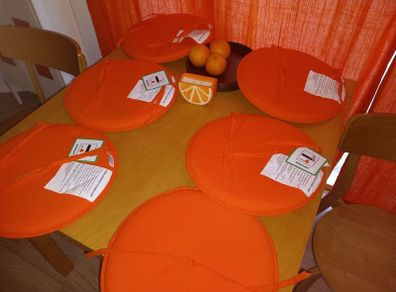 Indoor/outdoor chair pads