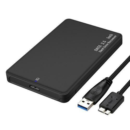 2.5 inch USB 3.0 SATA HDD Box HDD Hard Disk Drive External HDD Enclosure Black Case