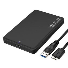 2.5 inch USB 3.0 SATA HDD Box HDD Hard Disk Drive External HDD Enclosure Black Case