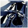 Furla Italian Leather Navy Designer Leather Handbag Image 5