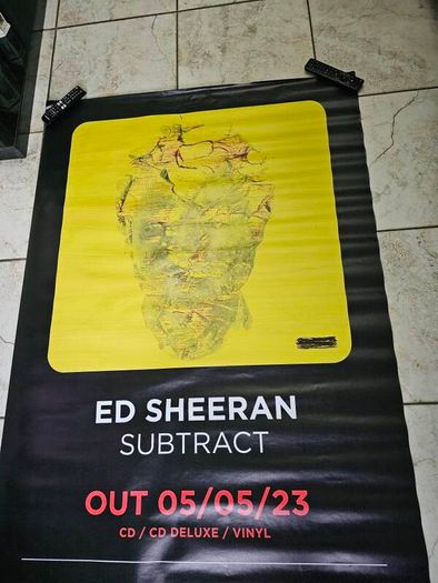 ed sheeran poster measurements approximately 151 x 101