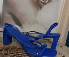 Blue High Heels Size 8