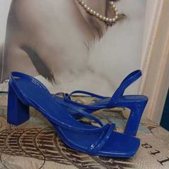 Blue High Heels Size 8