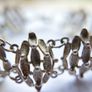 Vintage 50s heavy Sterling Silver 925 Bracelet length 8" -24g Image 6