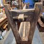 Antique mid 18c yew bench Image 5