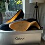 Black Suede Gabor heels Size 36.5 Image 5
