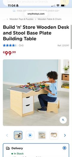 Lego Table with 8kg of lego