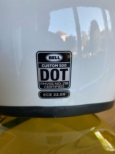 Bell Custom 500 helmet XL with two visors