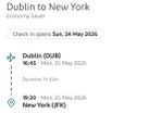 Flight To Nyc Jfk May 25th
