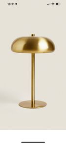 Zara home gold lamp
