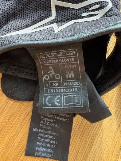 M-sized motorcycle summer gloves, 2 pairs