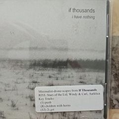 If Thousands CD - I Have Nothing