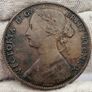 Great Britain 1861 Penny Coin Image 2