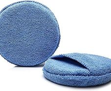 GLASS POLISH 15013 Microfiber Foam Applicator Pad, Soft Foam for Cleaning, Waxing, Buffing, Multi-purpose Sponge Pad | 125 mm | Pack of 2