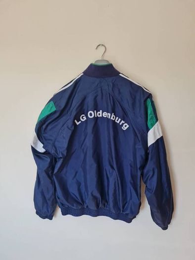 Vintage 90s Adidas german football track jacket Size xl ptp 24" in excellent condition