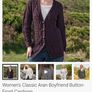 bnwt pure wool Aran cardigan Image 6