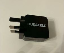 Duracell 2.4A Fast USB Wall Charger Plug (Model DRACUSB2-UK)