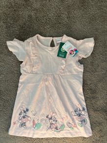 New baby girl tunic  dress 18/24 months 92cm organic cotton