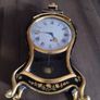 Original 19th-Century French Bracket Clock Set with Wall Console Professionally Serviced! Image 4