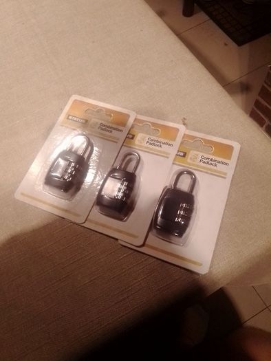 3 travel combination locks free shipping