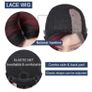 Porsmeer women's black and red short bob wig Image 2