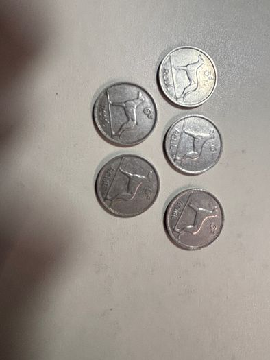 5 Irish 6 pence 6d