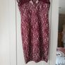 Burgundy lace dress size 14 Image 4