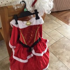 Mrs Clause/ santa girl costume