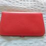 Hermes orange leather wallet Image 2