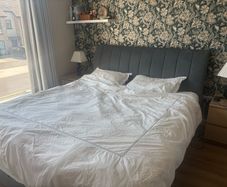 Super King Ottoman Bed Frame (minus mattress)