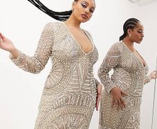 Asos Embellished Dress