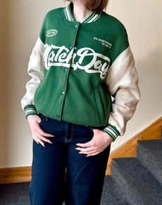 Bershka Green Varsity Jacket Size M/10