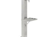 Garden Water Column Stainless Steel Square 95 cm