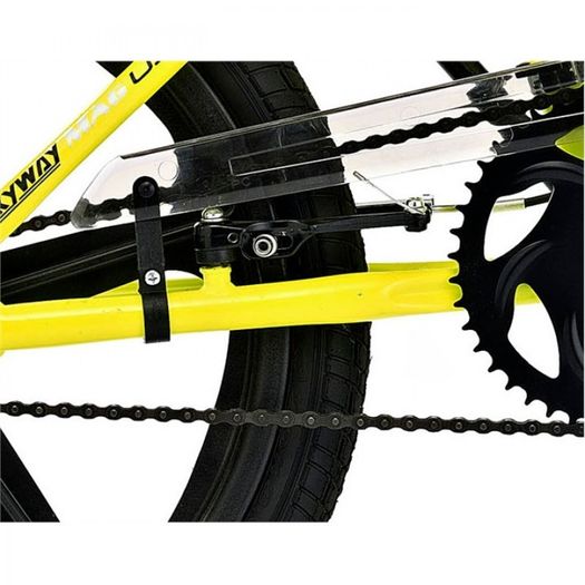 11" Rooster BIG DADDY, 20" Black Skyway Mags, Neon Yellow