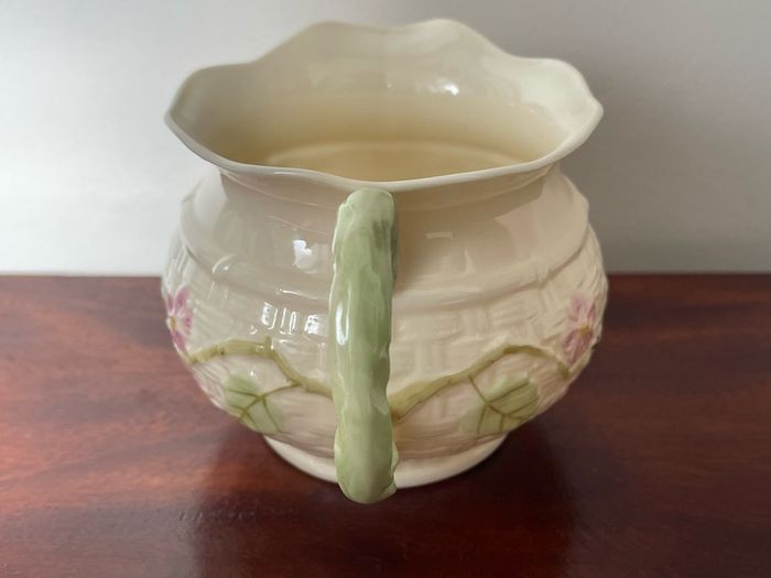 Vintage Belleek milk jug